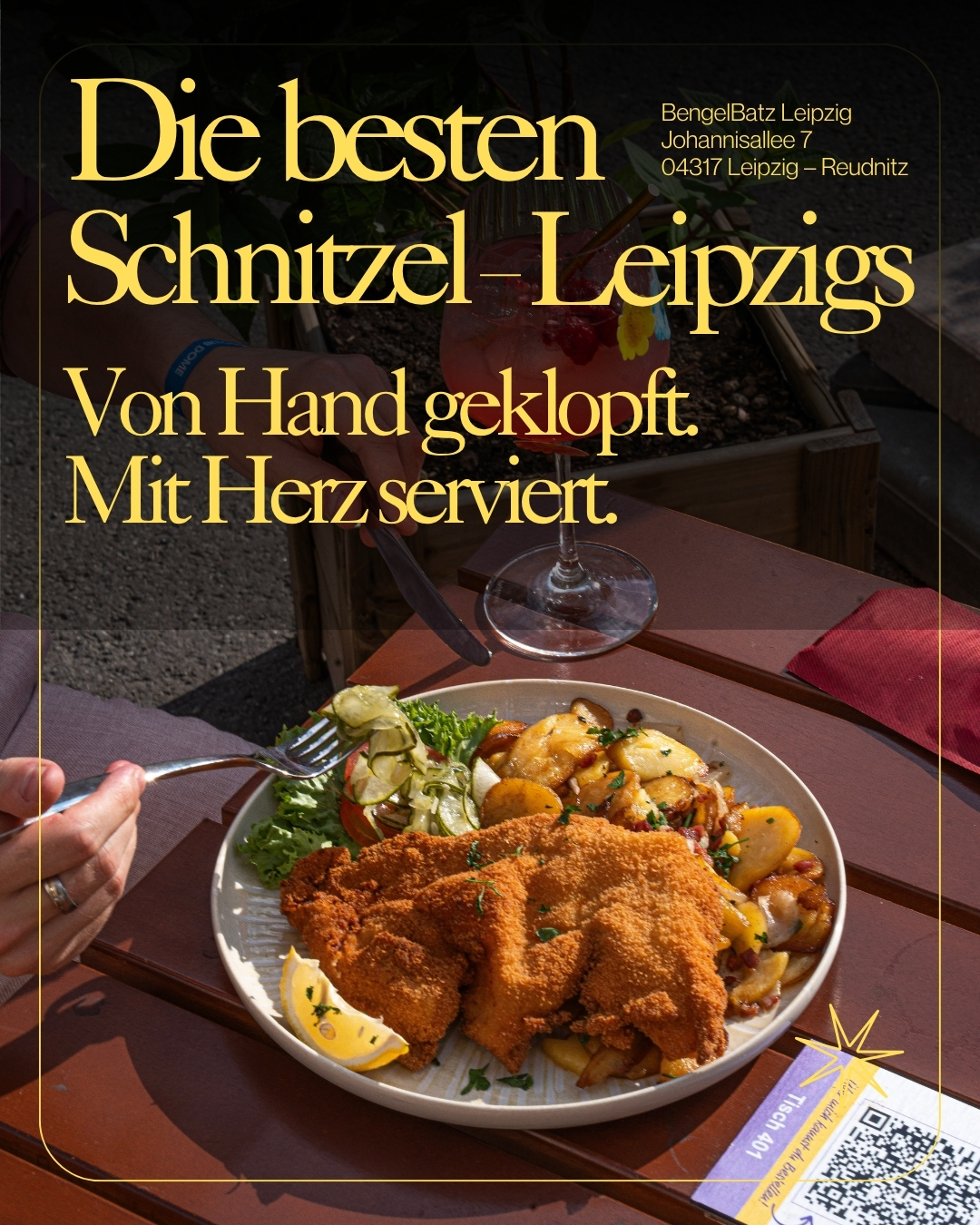 Wiener Schnitzel mit Pommes und Zitrone